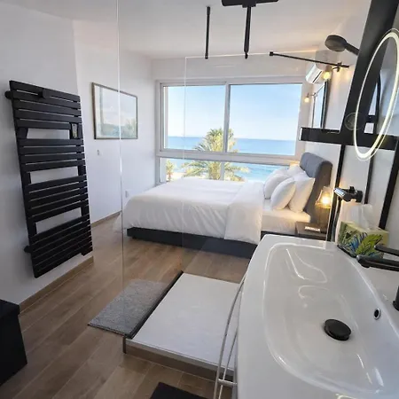 Blueparadise, T2 En Duplex, 4 Personnes, Ac, Vue & Terrasse Appartamento Villeneuve-Loubet